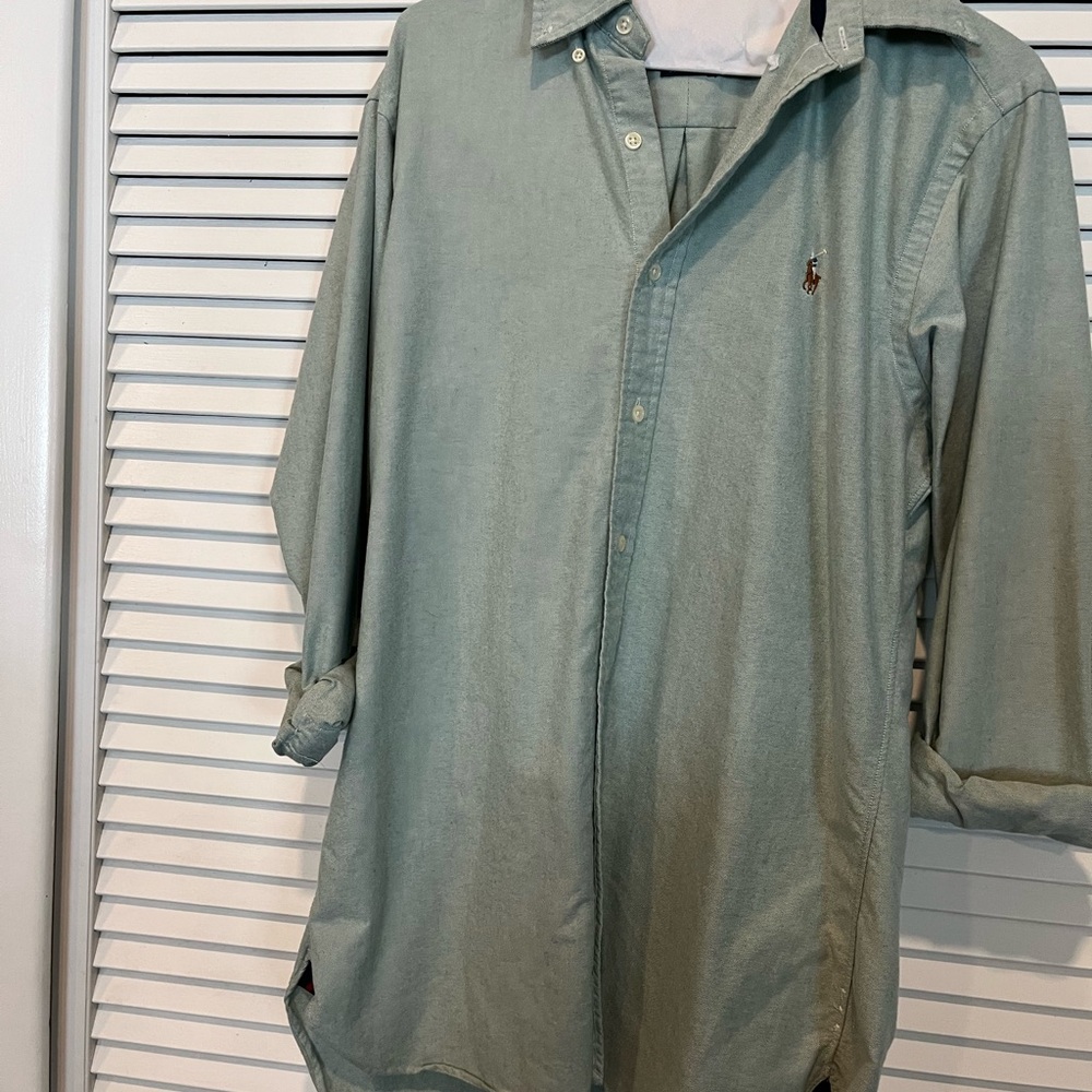 Ralph Lauren Sage Green Dress Shirt